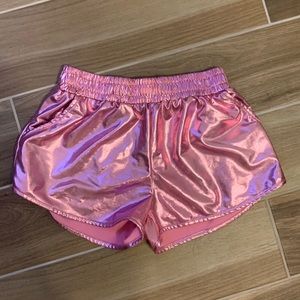 shiny shorts